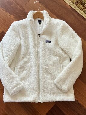 Patagonia Women's White Fleece Full-Zip Jacket